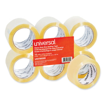 Universal® Heavy-duty Box Sealing Tape, 3" Core, 1.88" X 54.6 Yds, Clear, 12-box freeshipping - TVN Wholesale